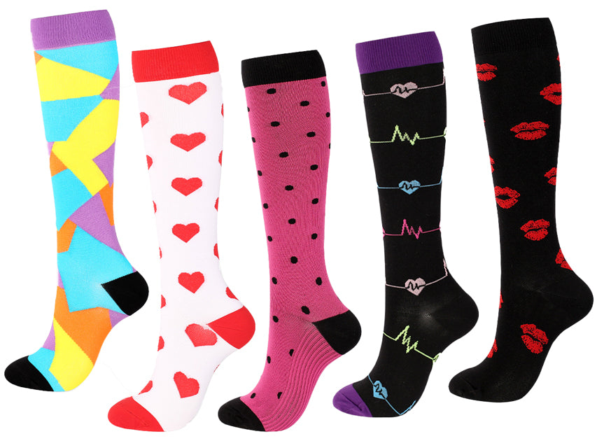 CALZE A COMPRESSIONE FUNNY (nylon-poliestere)