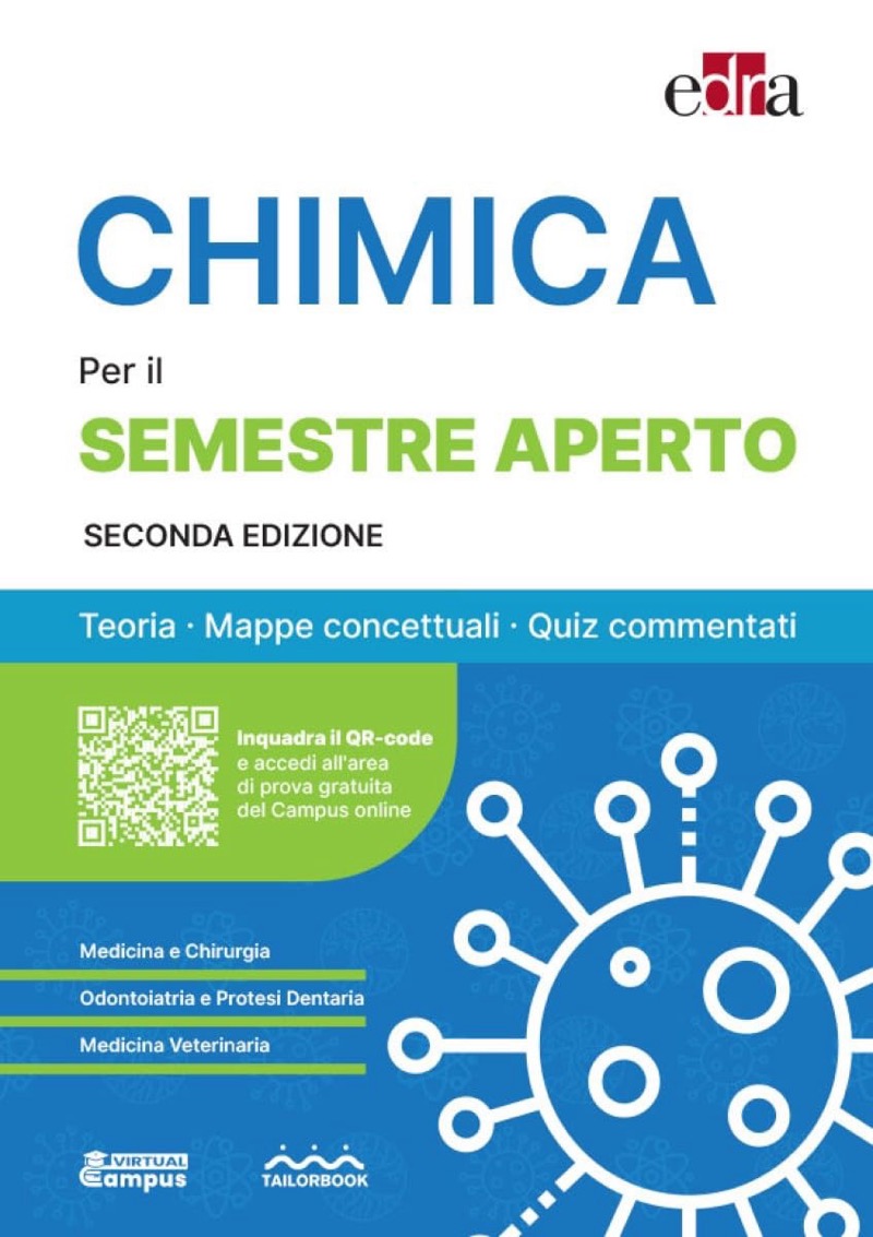 CHIMICA - Per il SEMESTRE APERTO - Teoria, Mappe concettuali, Quiz commentati