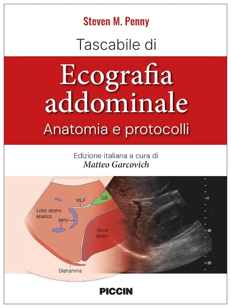 Tascabile di Ecografia Addominale - Anatomia e protocolli