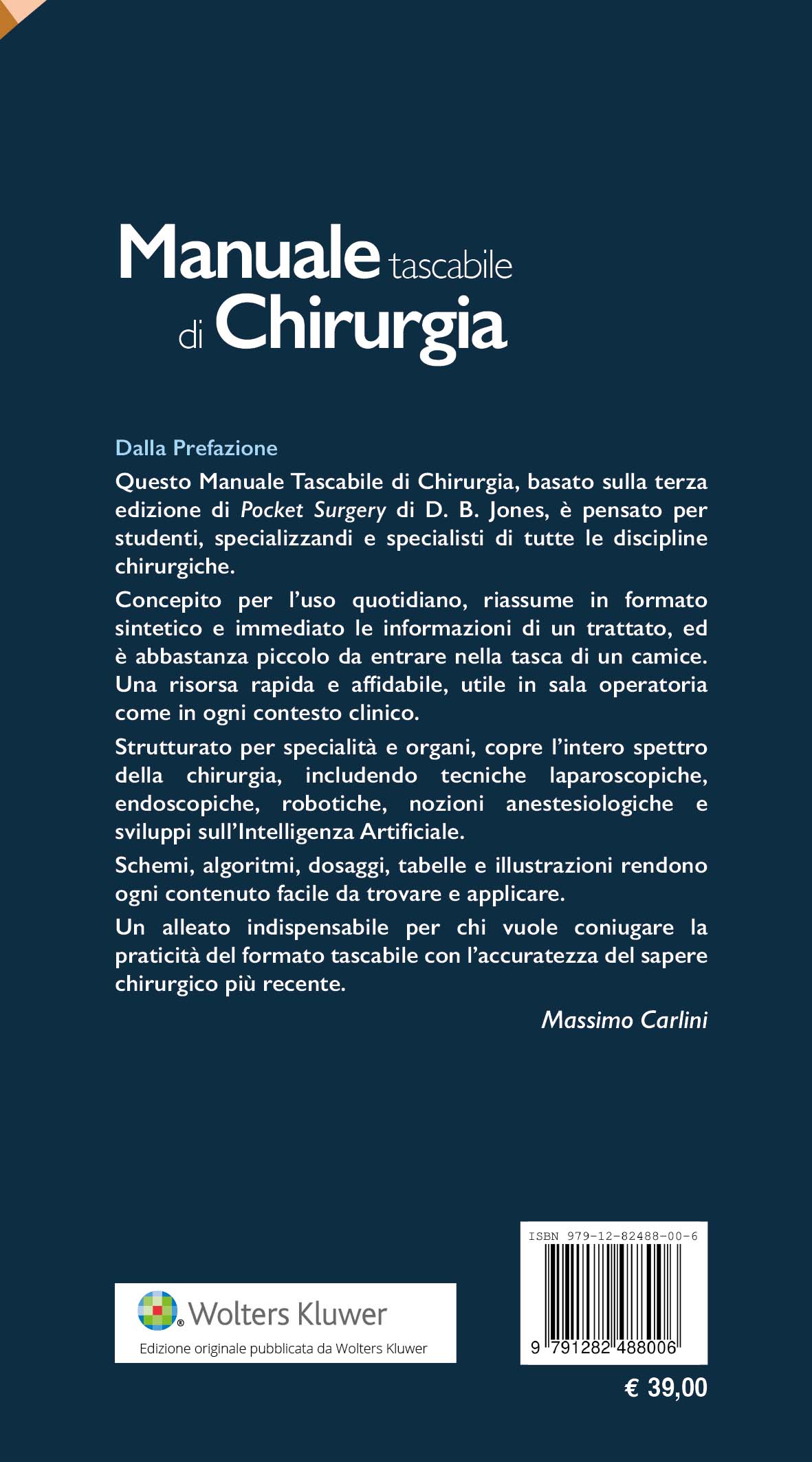 NOVITÀ - Manuale Tascabile di Chirurgia, 3ª edizione