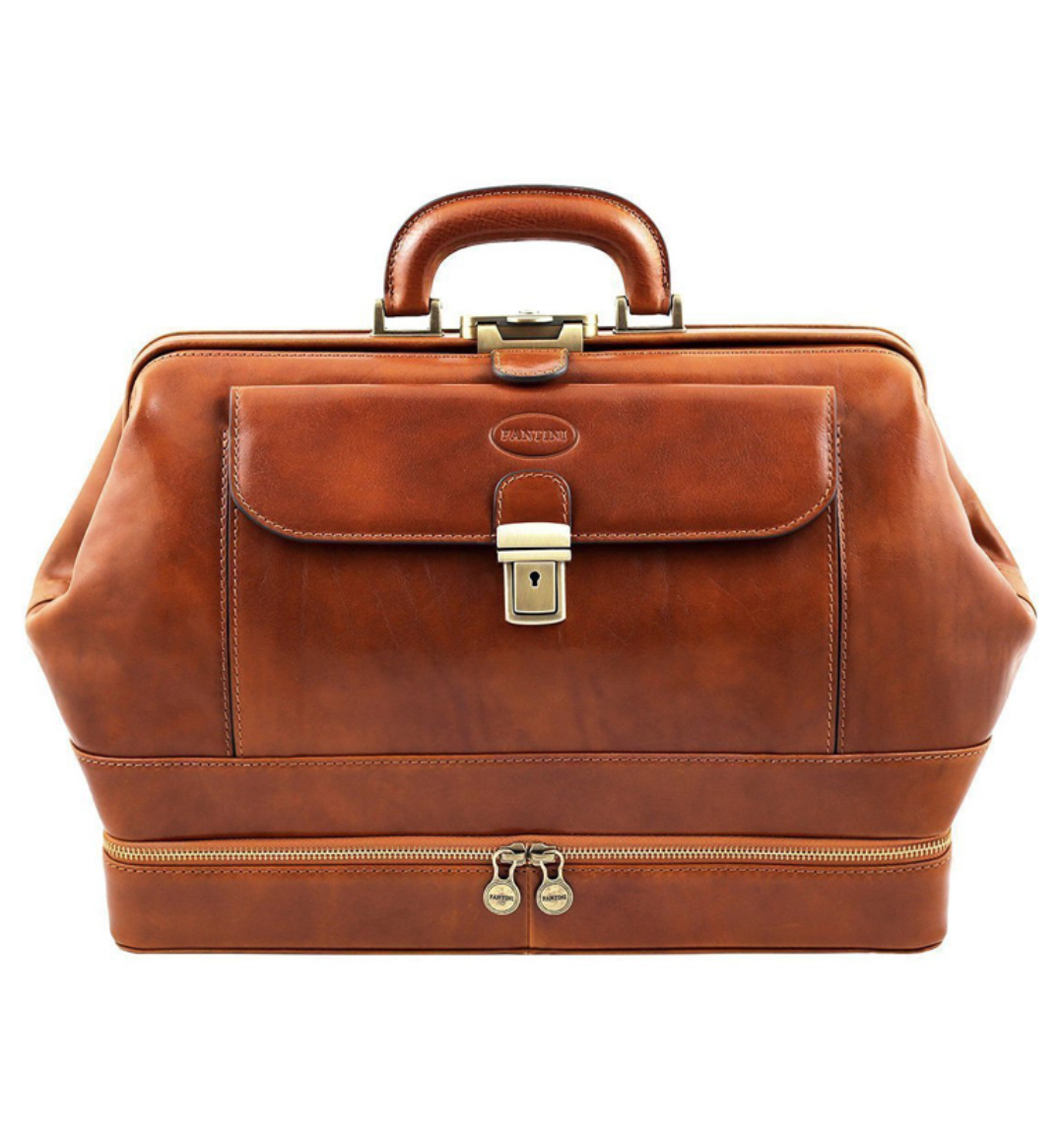 Borsa da medico in pelle modello Malpighi