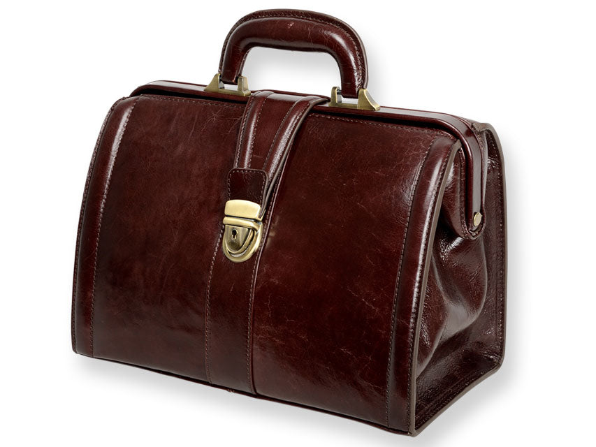 BORSA "VALIGETTA CUOIO FIORE" - cuoio