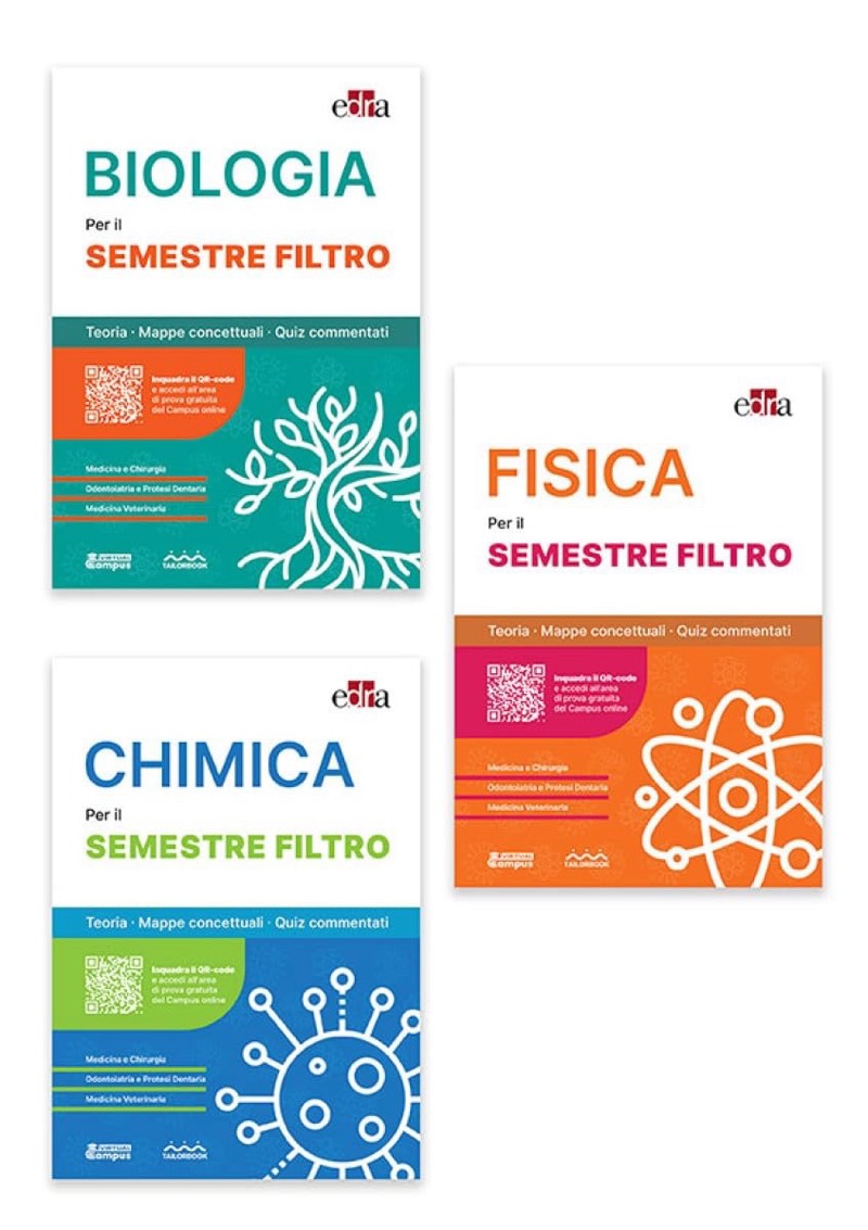Bundle BIOLOGIA CHIMICA FISICA - Per il SEMESTRE FILTRO - Teoria, Mappe concettuali, Quiz commentati