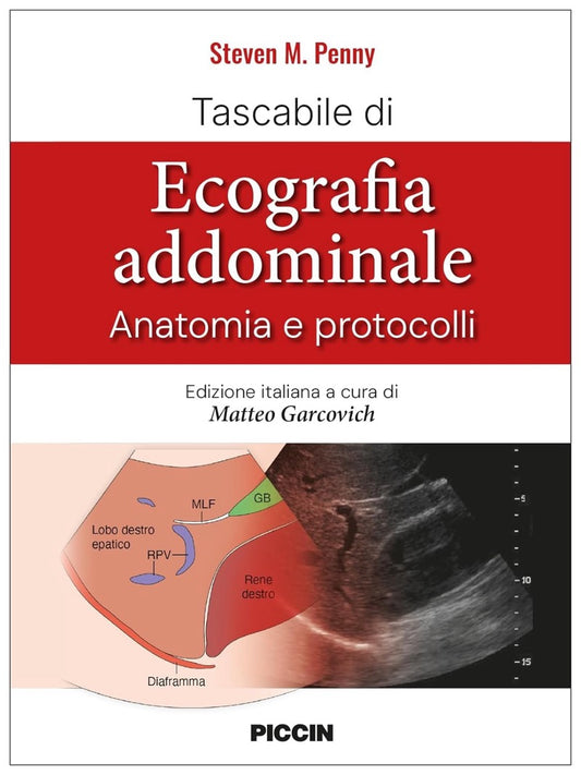 Tascabile di Ecografia Addominale - Anatomia e protocolli