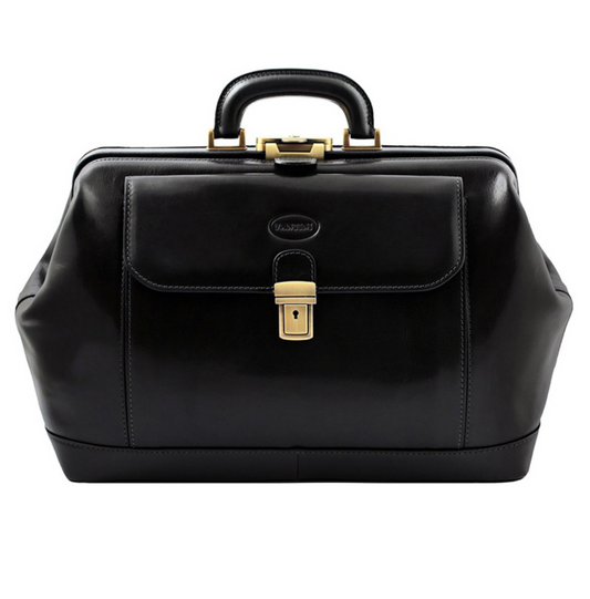 Borsa da medico in pelle - modello Tuscany Nero